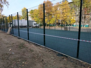 Забор на спортивную площадку 40 метров фото в Орехово-Зуево